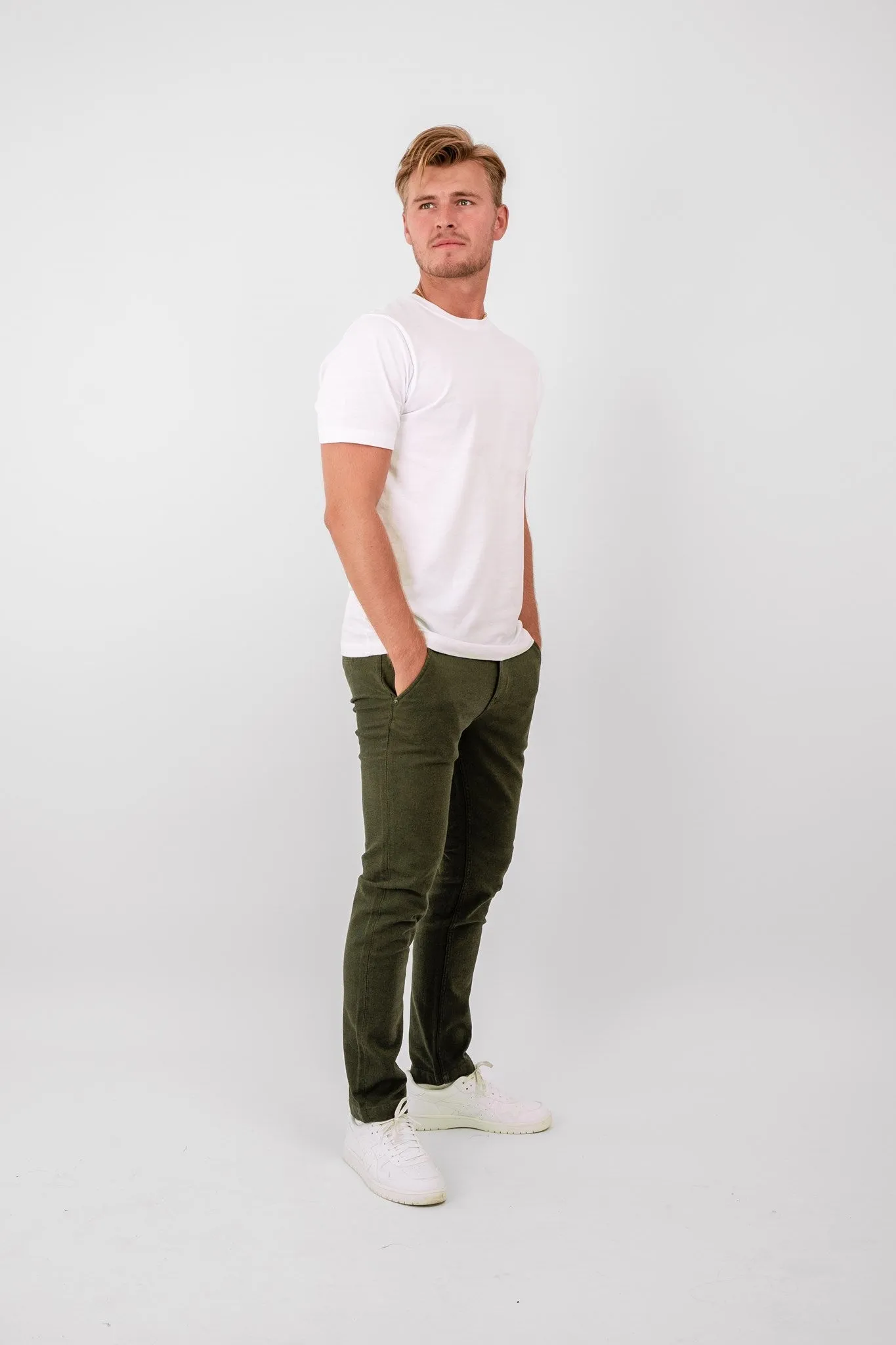 Performance Structure Trousers (Regular) - Dark Green