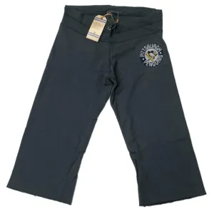 Pittsburgh Penguins Retro Brand WOMEN'S Dark Gray Raw Edge Drawstring Sweatpants