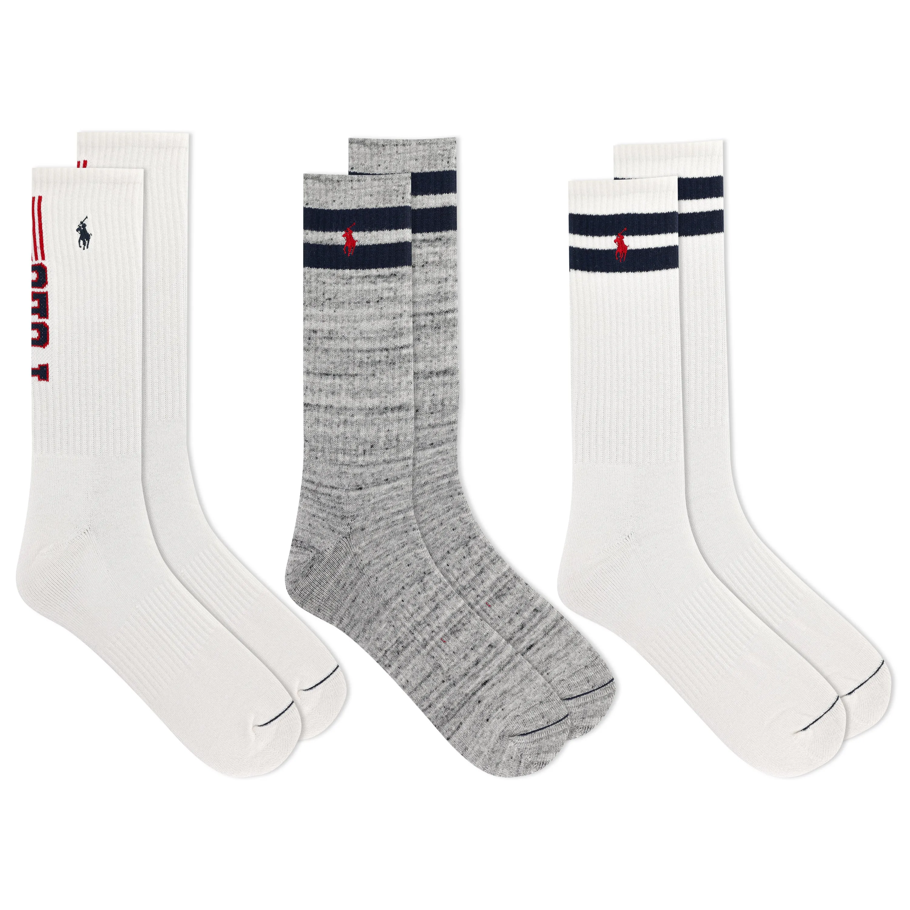 Polo Ralph Lauren Men's 3-Pack Crew Socks