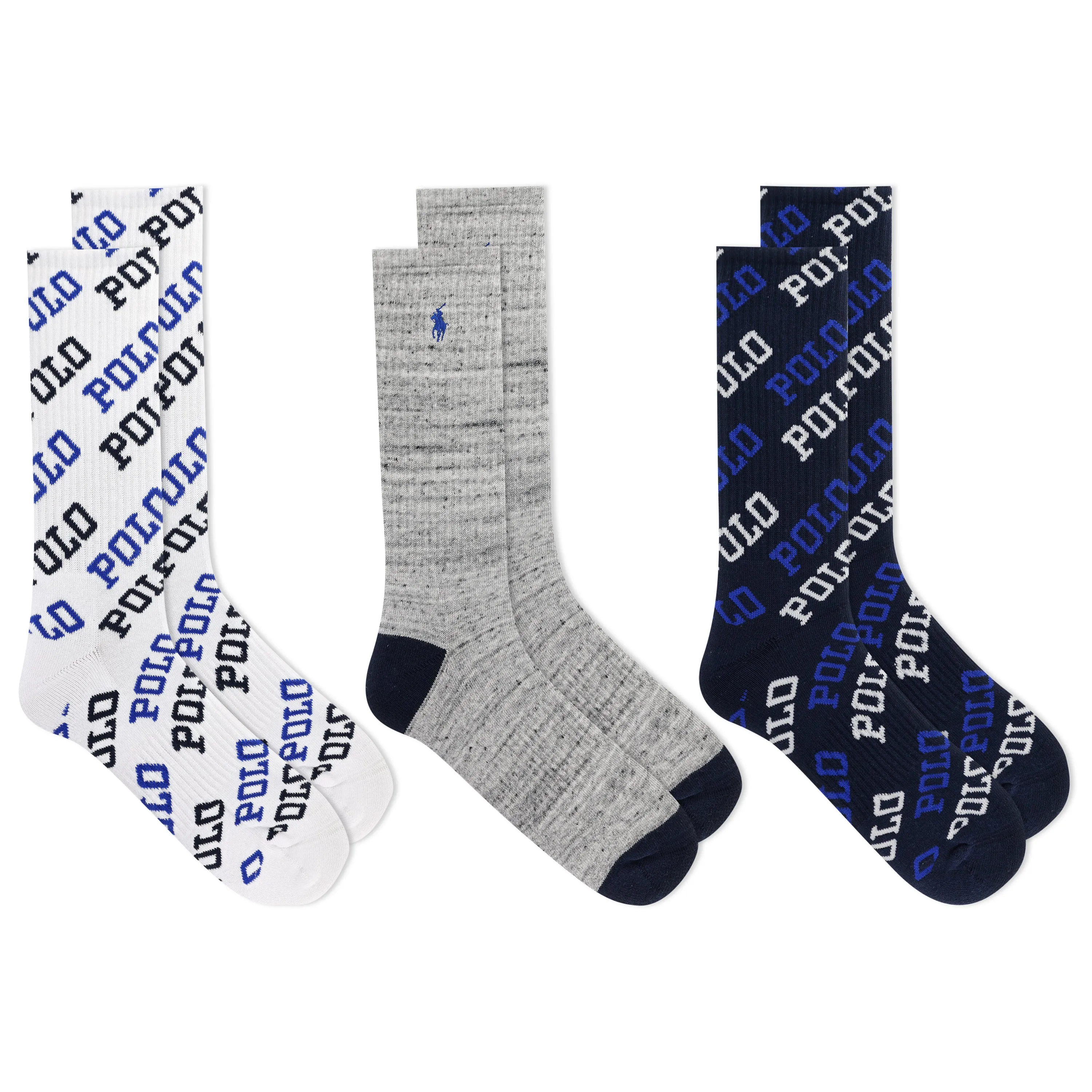 Polo Ralph Lauren Men's 3-Pack Crew Socks