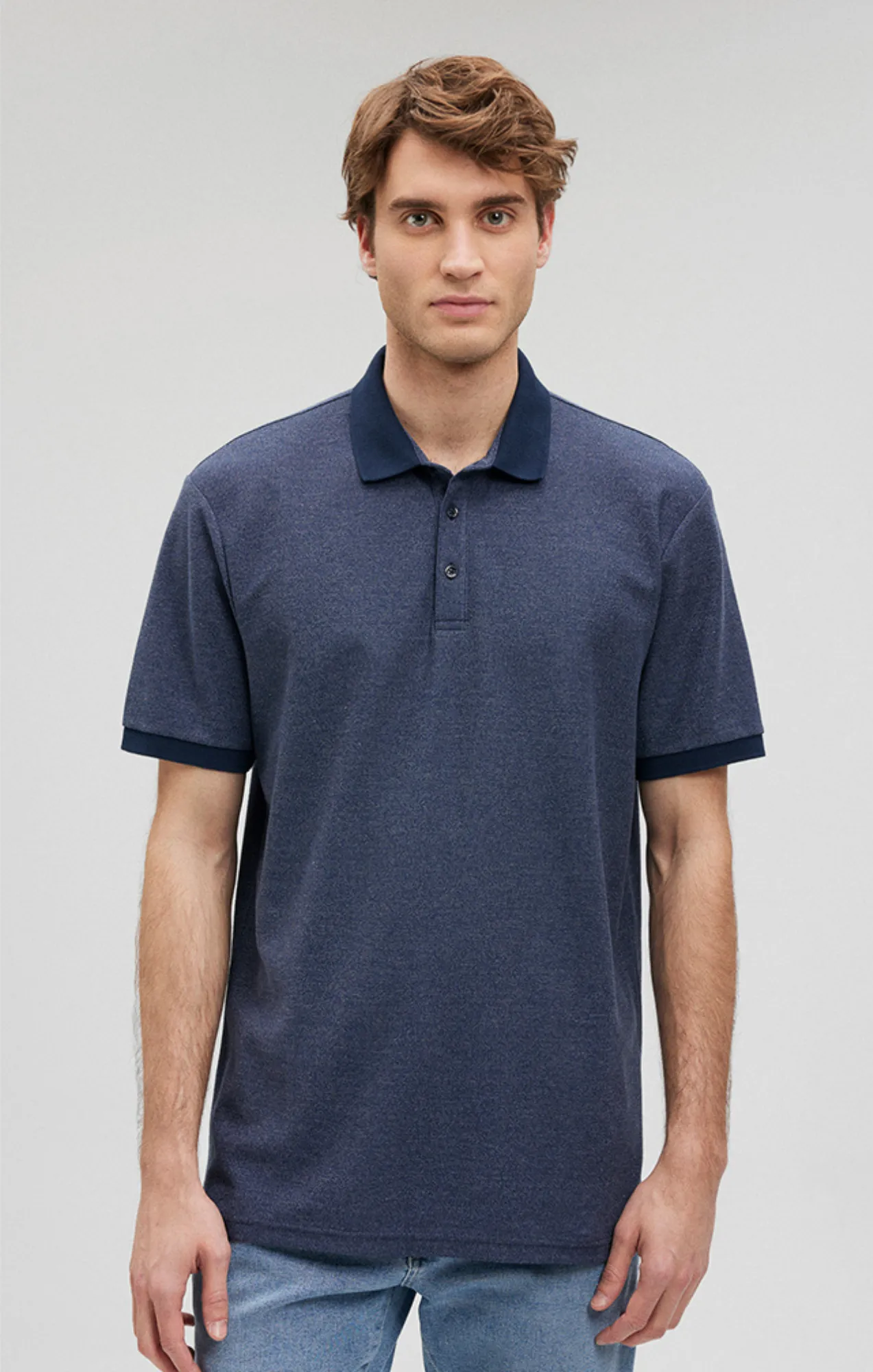 POLO SHIRT IN TOTAL ECLIPSE