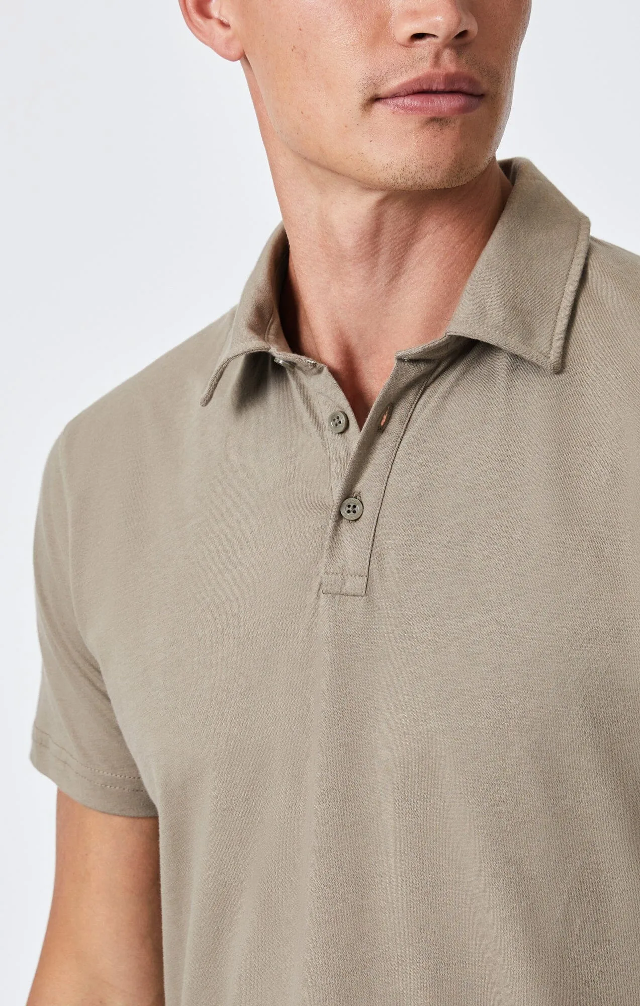 POLO SHIRT IN WALNUT