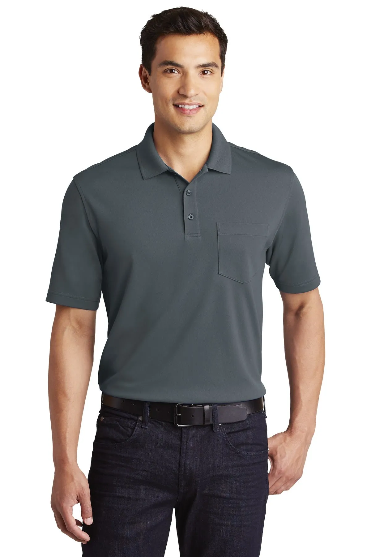 Port Authority® Dry Zone® UV Micro-Mesh Pocket Polo. K110P