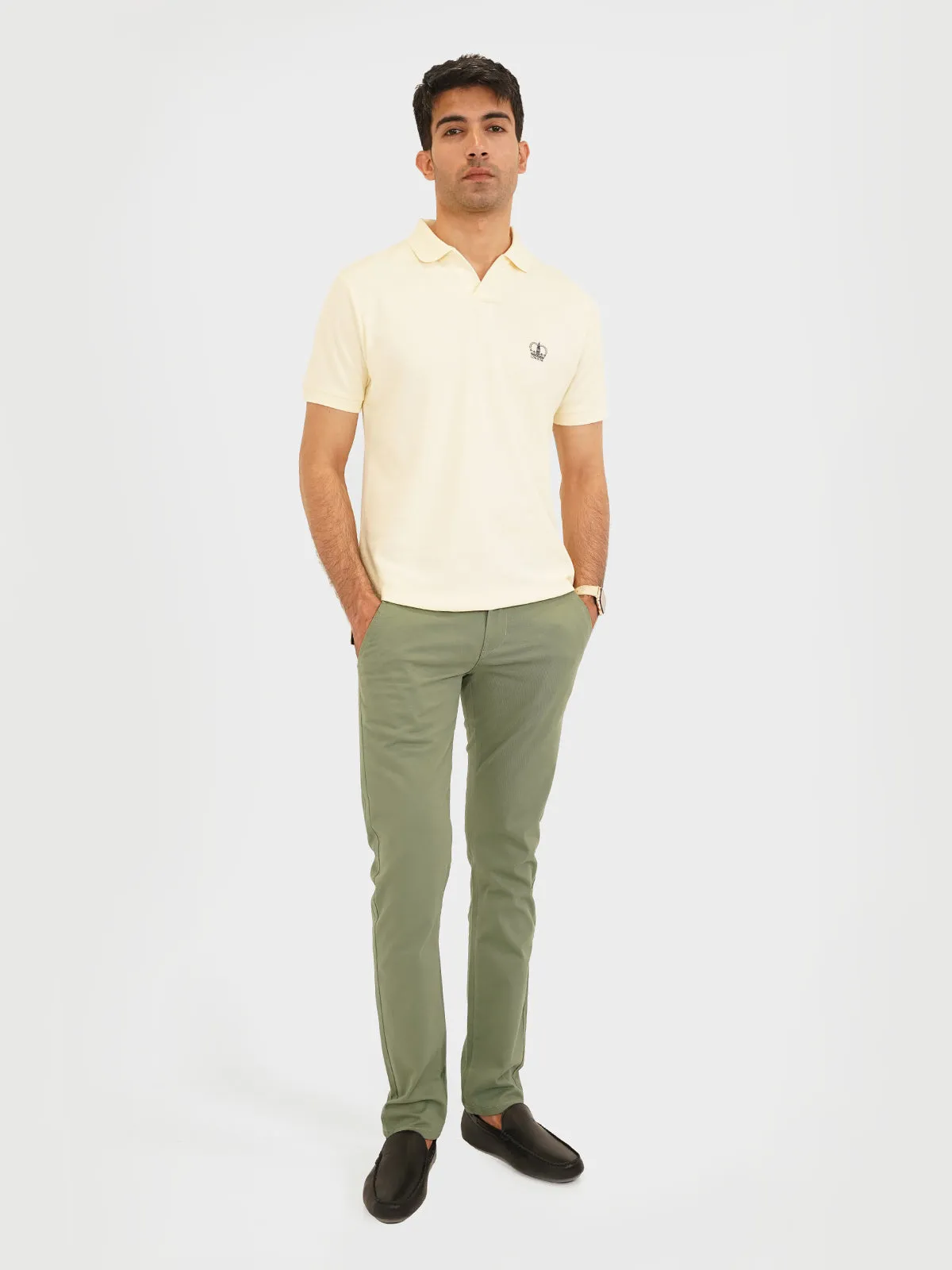 "ADHAM" Casual Twill Chino Pant