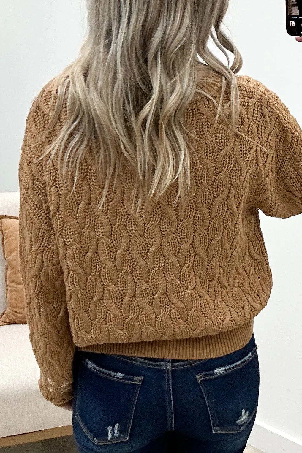 "Token Of Love" Sweater (Brown/Ivory)