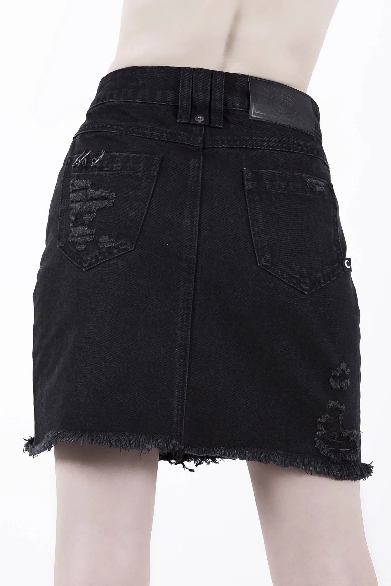 Rawked Out Denim Skirt [B]