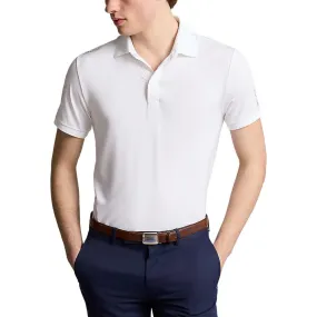 RLX Ralph Lauren Solid Airflow Performance Polo  - Pure White