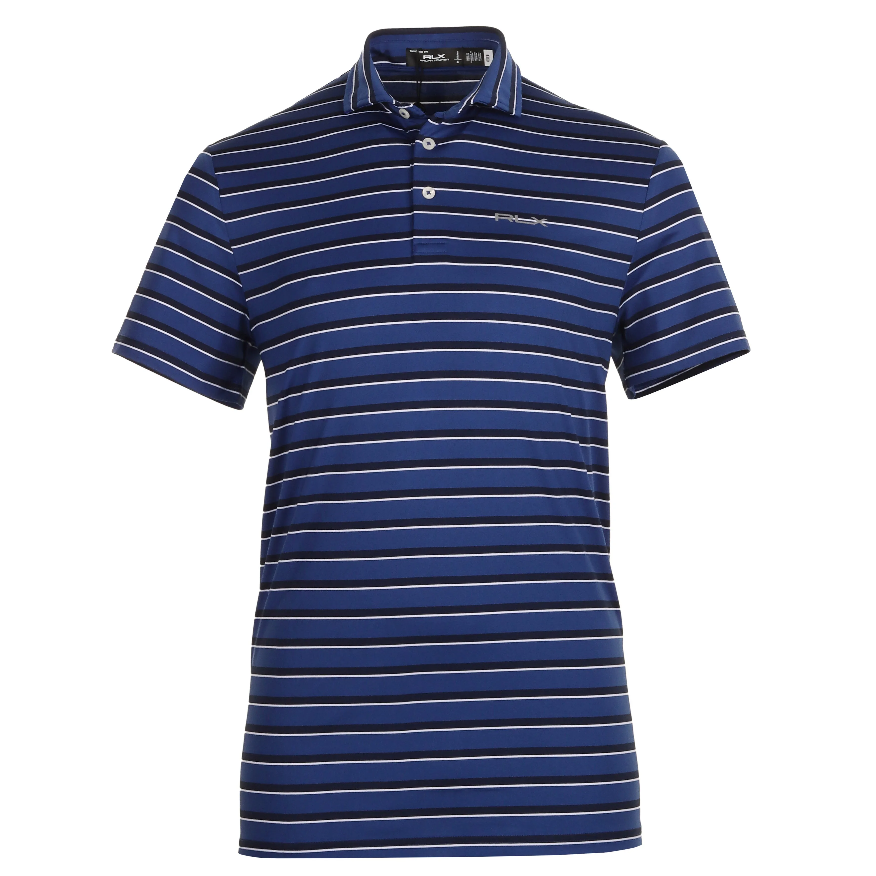 RLX Ralph Lauren Stripe Print Polo Shirt