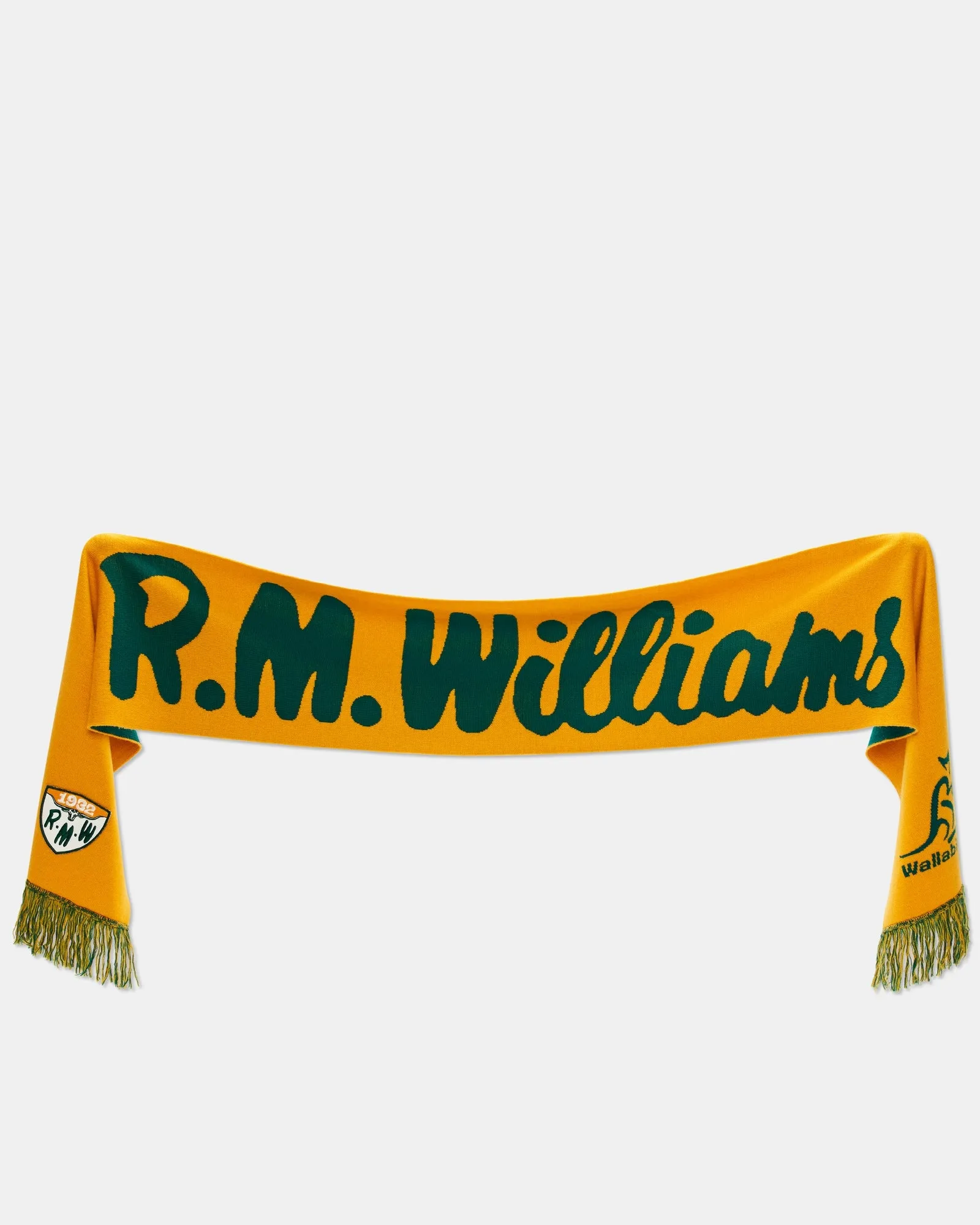 R.M.Williams - Wallabies Heritage Scarf - Gold