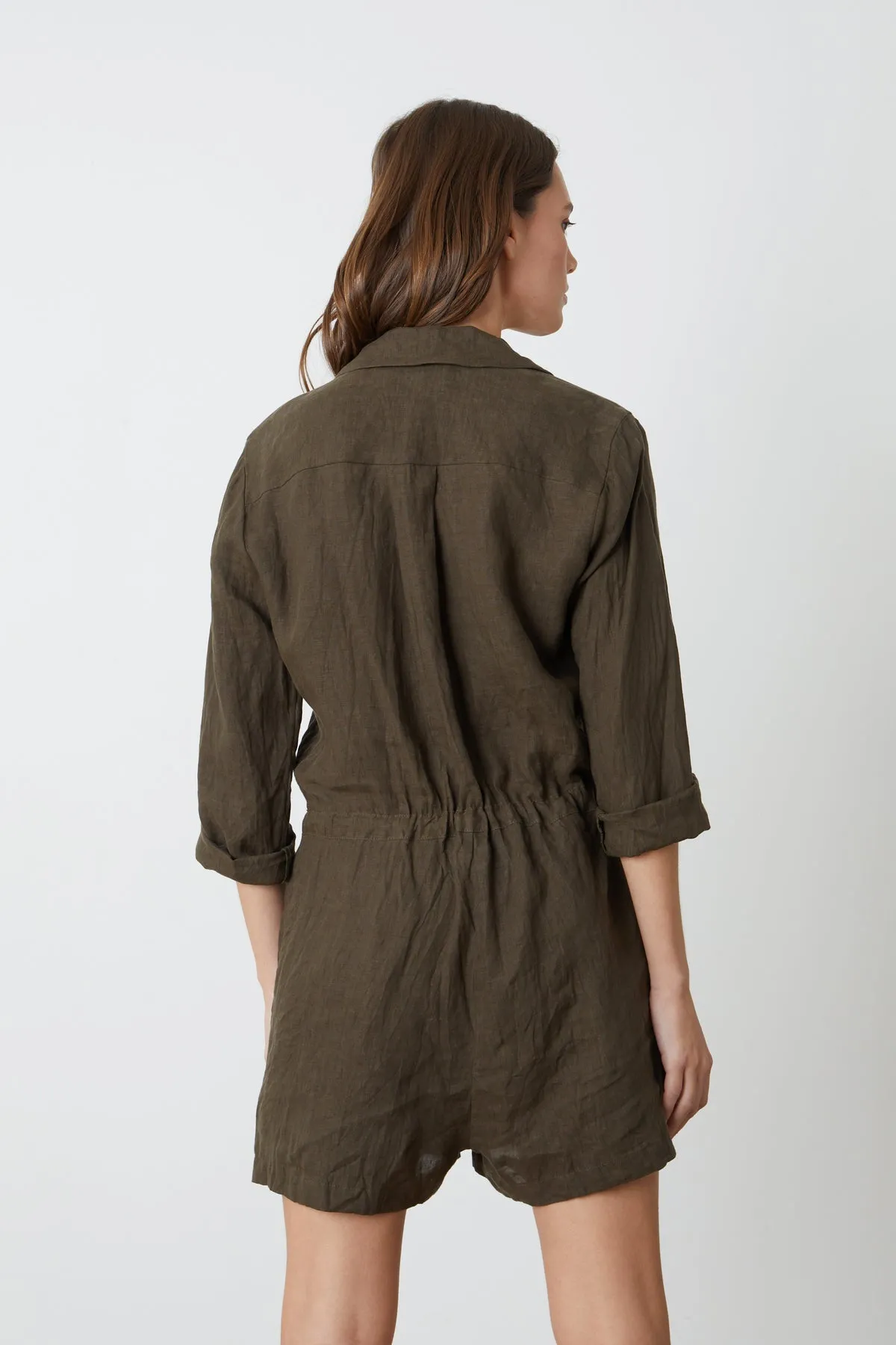 RUTH LINEN ROMPER