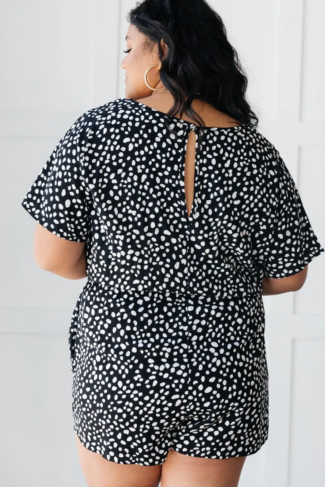 Set 'n' Sassy Romper in Black & White