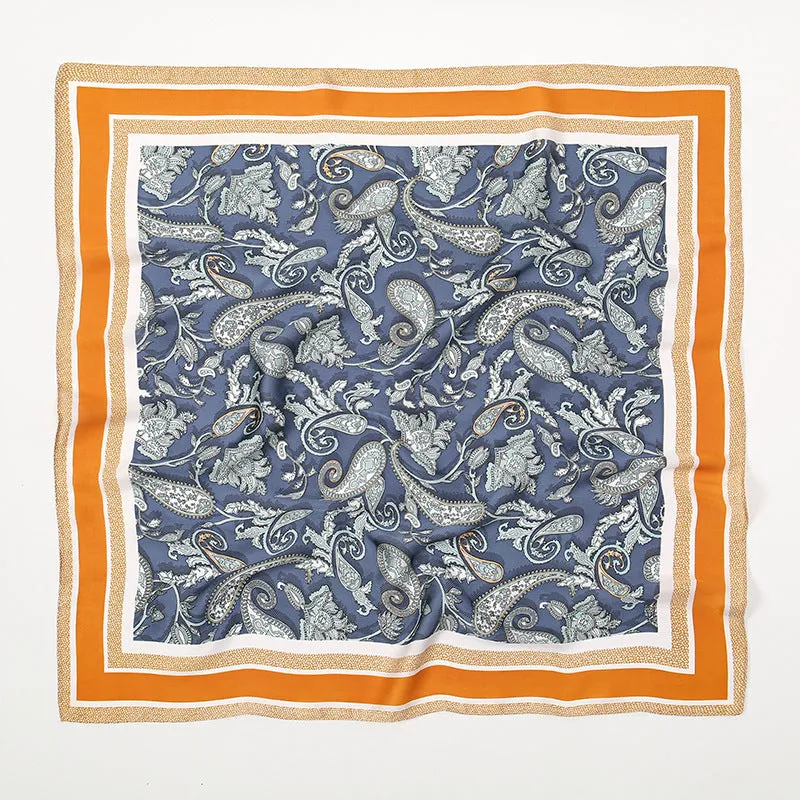 Silk Scarf Female Satin Printing