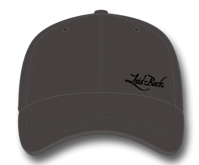 Simple Laid-Back Embroidered Flex Hat-Dark Grey