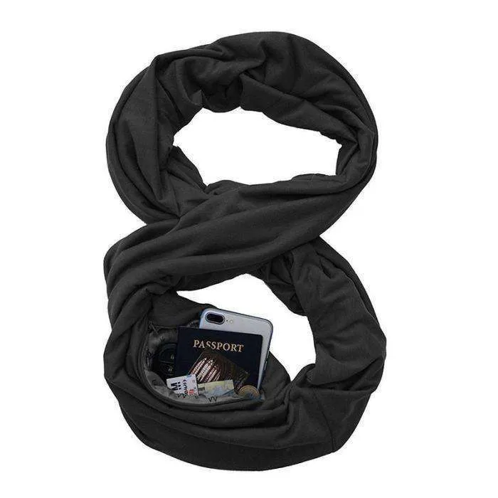 Skyanna Infinity Scarf with Pocket