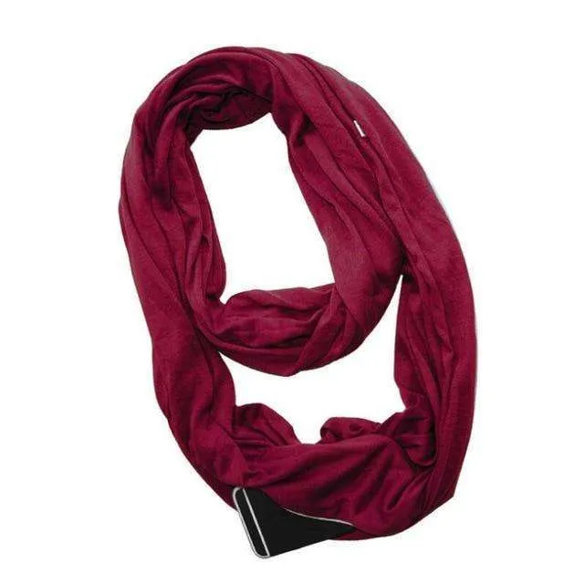 Skyanna Infinity Scarf with Pocket