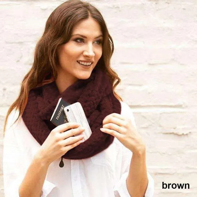 Snowysky Infinity Scarf with Pocket