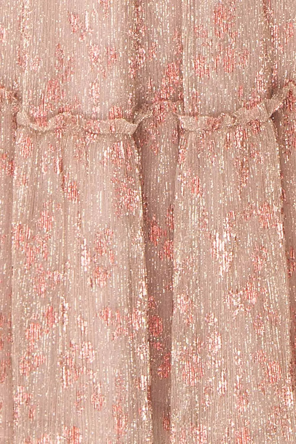 Soneri | Shimmery Tiered Midi Dress