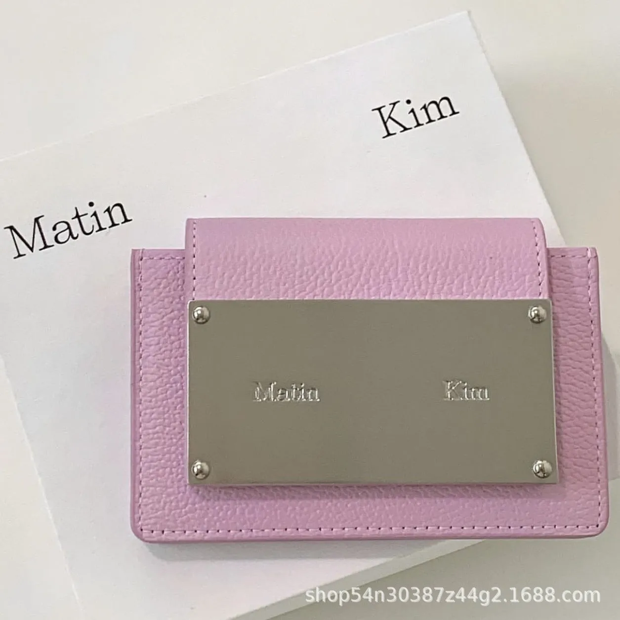 South Korea Niche Matin Kim Designer Brand Matinkim Card Holder Classic Simple Practical Coin Purse