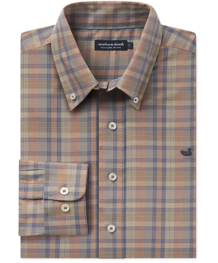 Southern Marsh - Benton Grid Dress Shirt