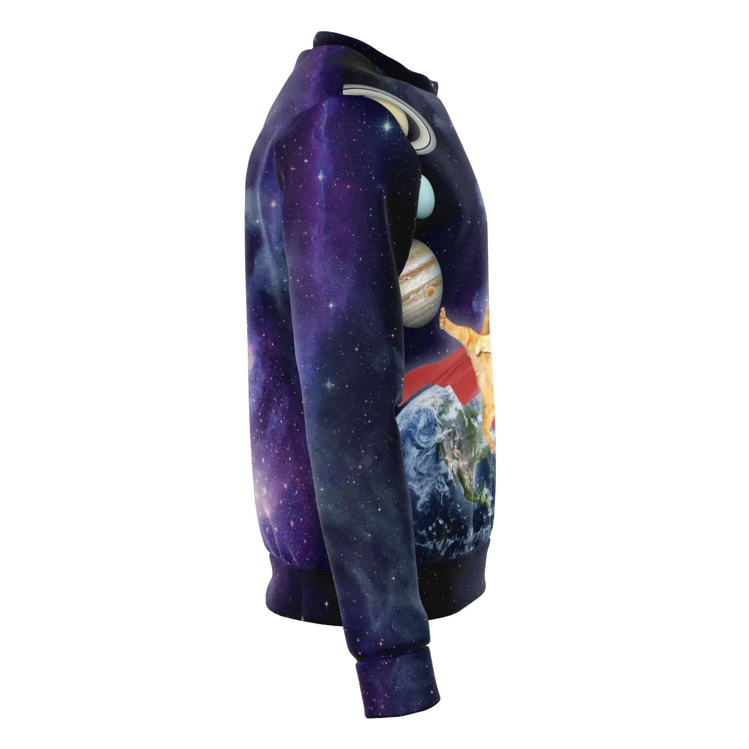 Space Hero Cat 3D Unisex Sweater