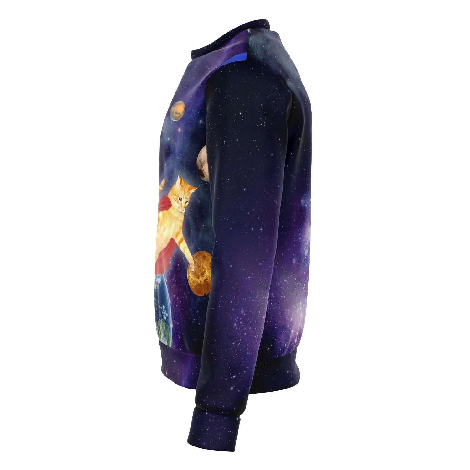 Space Hero Cat 3D Unisex Sweater