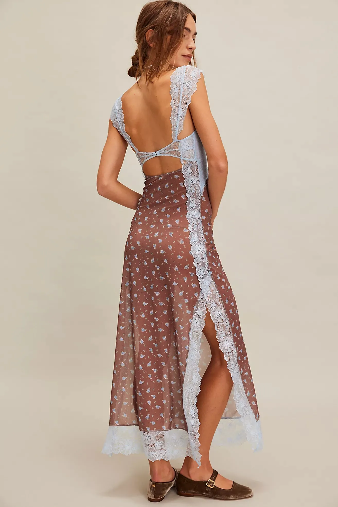 Suddenly Fine Maxi Slip-Cafe Combo