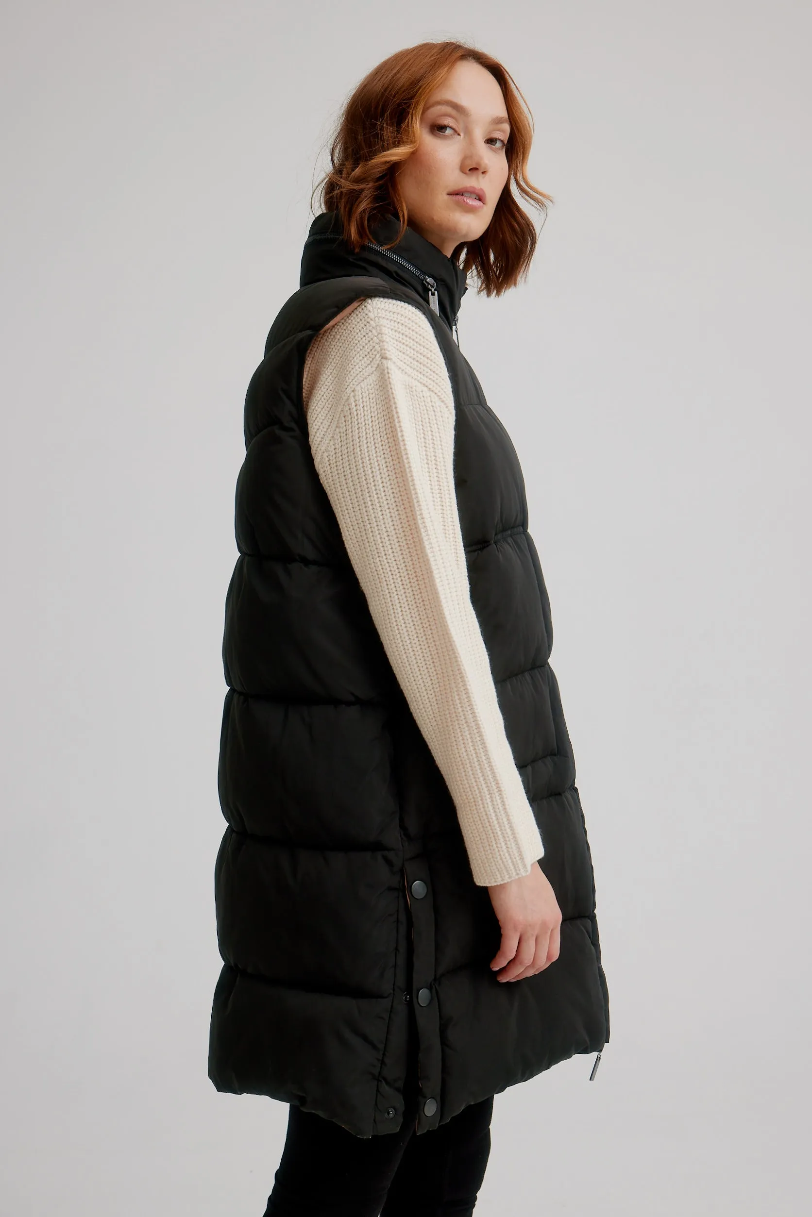 Super Light Quilted Vest W/ Side Snaps