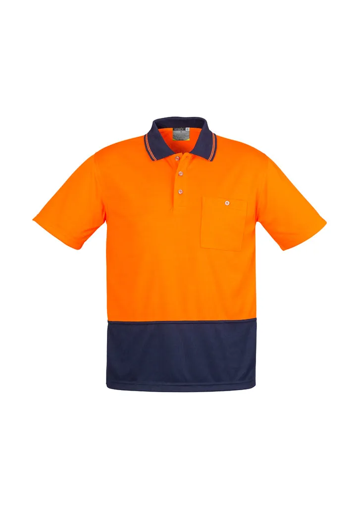 Syzmik ZH231 Unisex Hi Vis Basic Spliced Polo - Short Sleeve