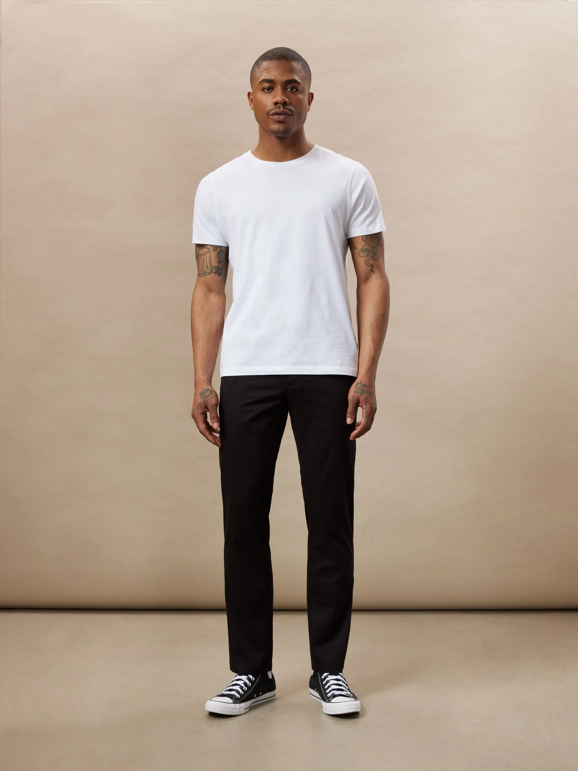 The Brunswick Slim Chino Pant in Black