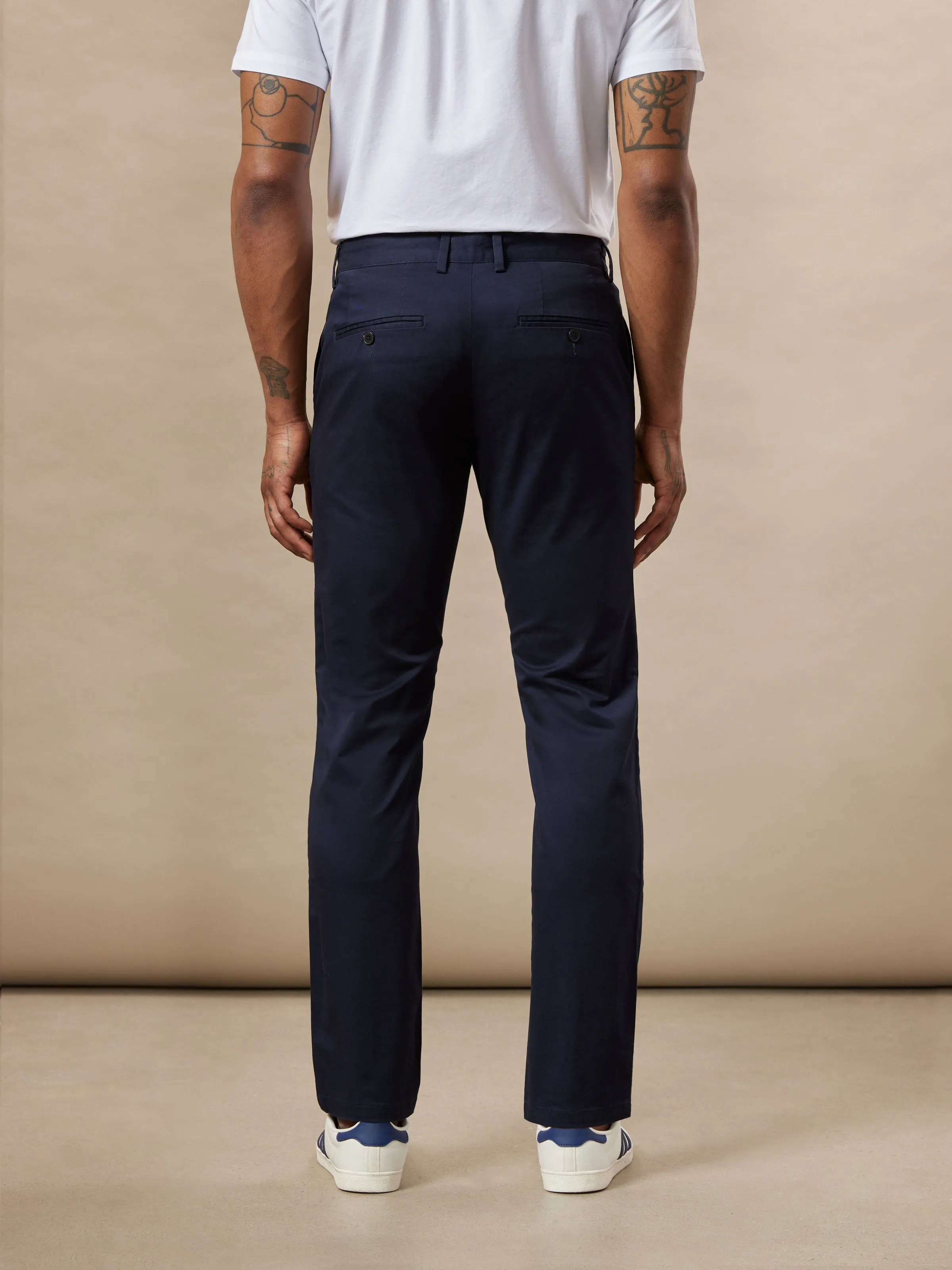 The Brunswick Slim Chino Pant in Deep Blue