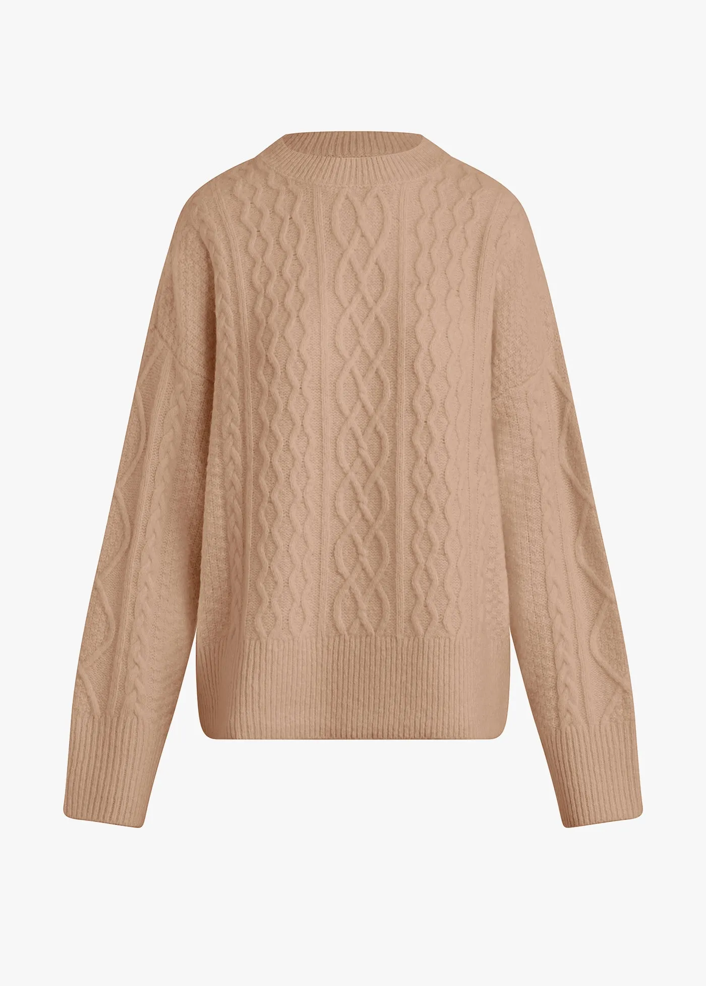 THE OVERSIZED CABLE SWEATER