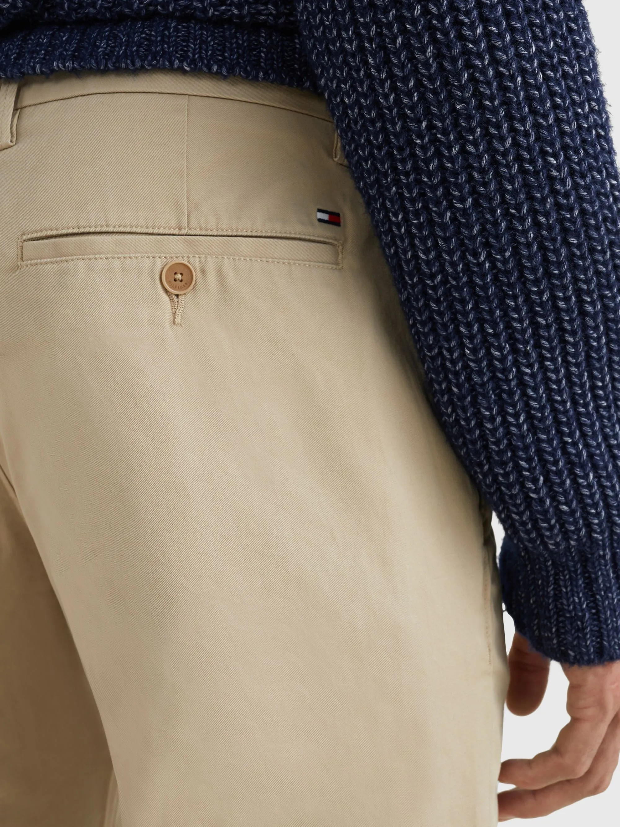 Tommy Hilfiger Bleeker Pima Cotton Chinos - Beige