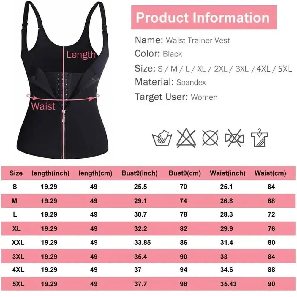 Ultimate Body Sculpting Compression Vest with Customizable Straps for Enhanced Tummy Control