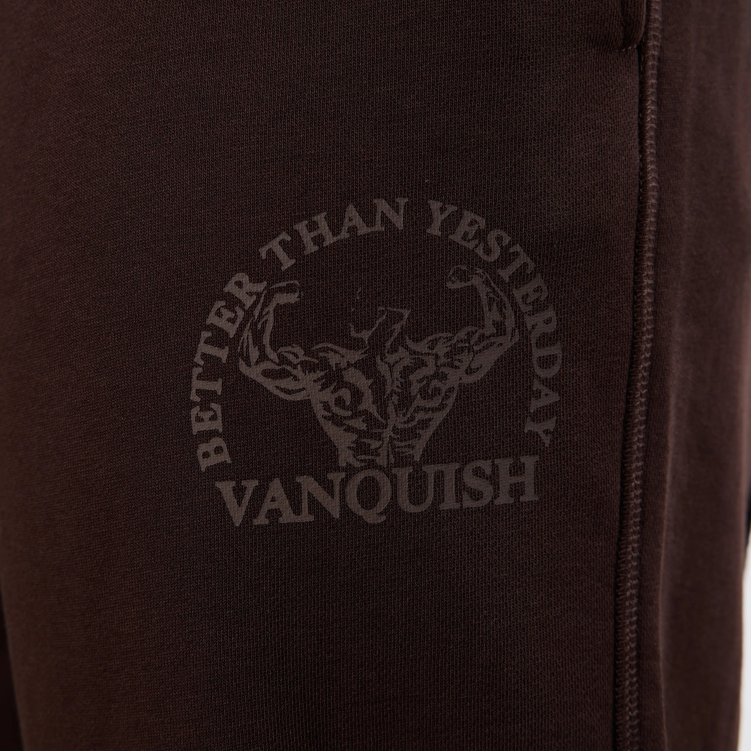 Vanquish Dark Brown Unconquerable Strength Straight Leg Sweatpants