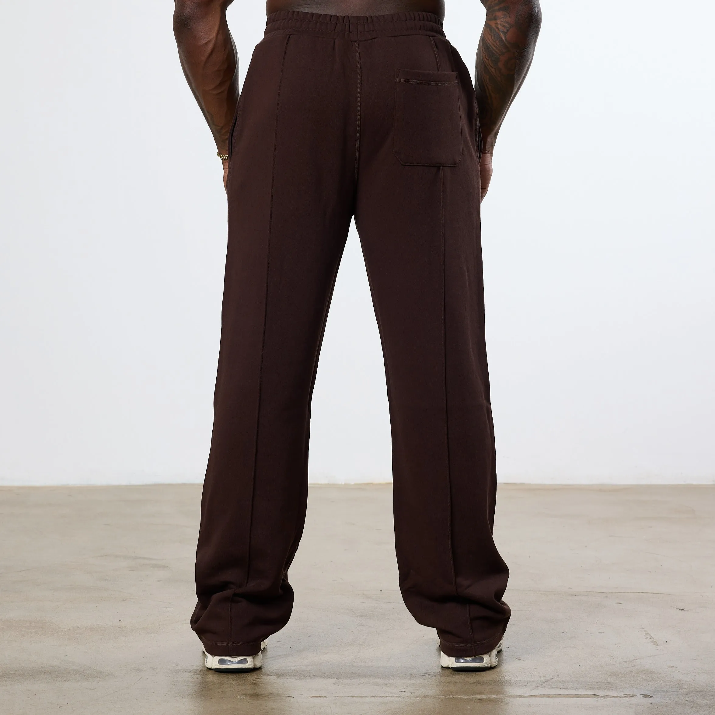 Vanquish Dark Brown Unconquerable Strength Straight Leg Sweatpants