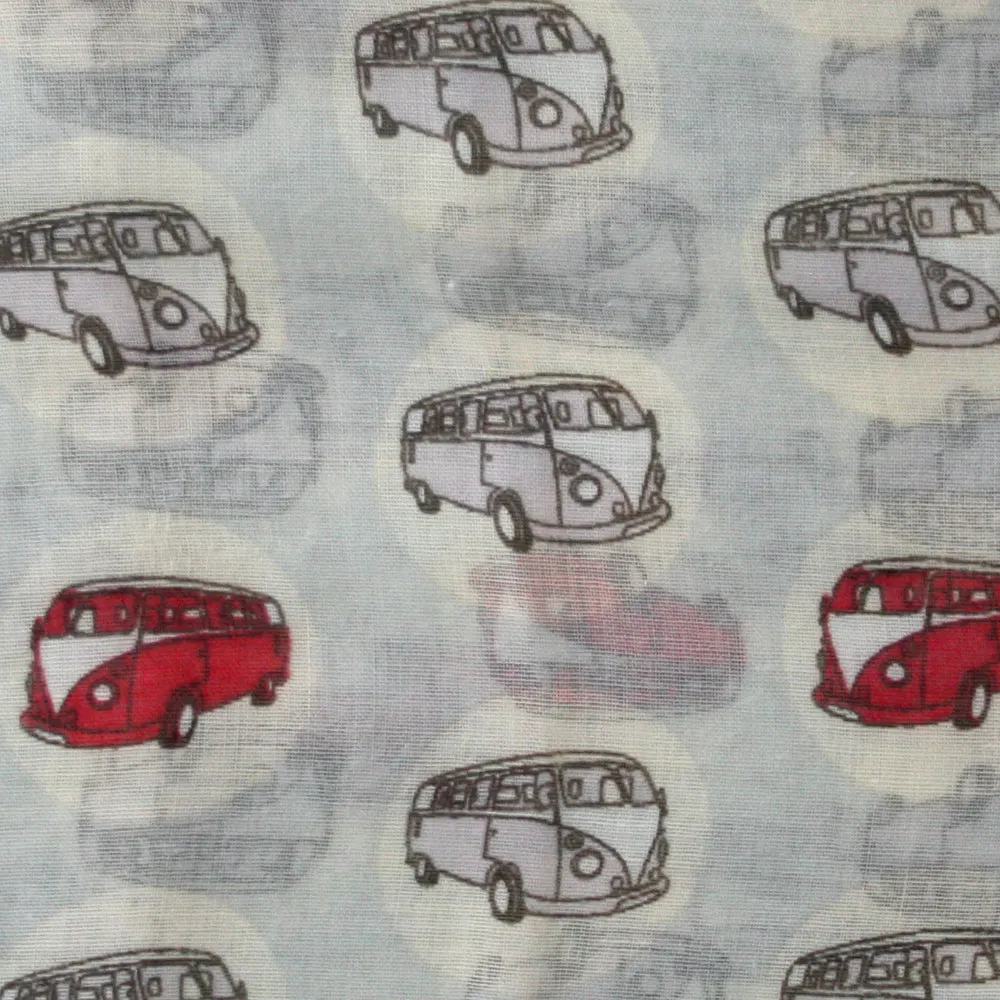 Vintage Campervan Print Scarf