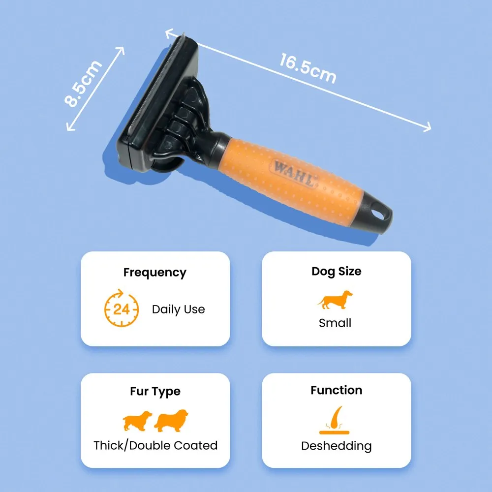 Wahl Under Coat Small De-Shedder Dog Brush