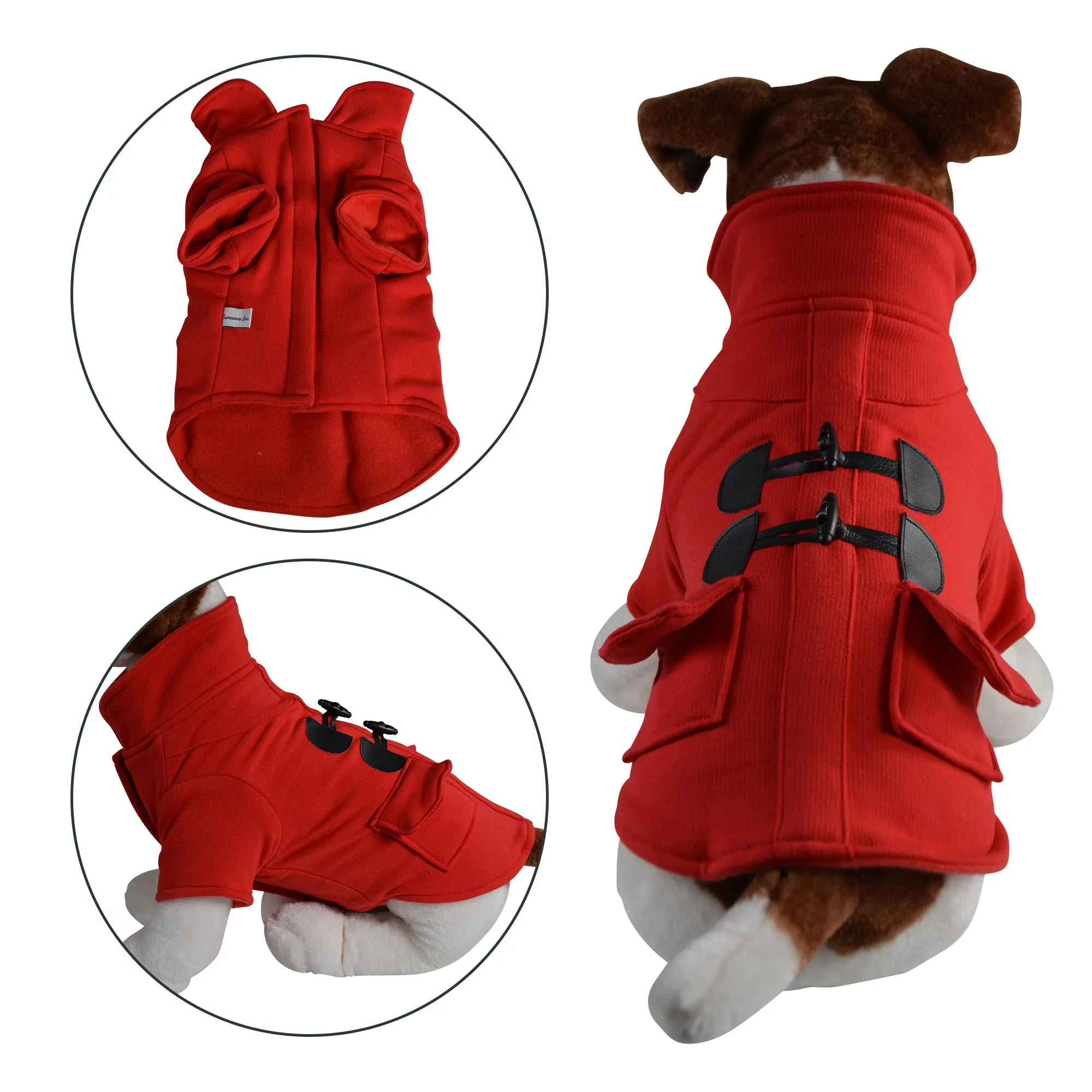 Warm Stylish Duffle Dog Coat