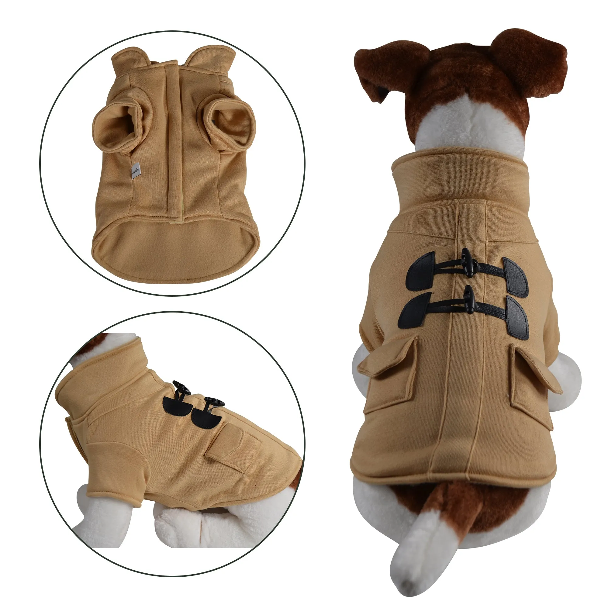 Warm Stylish Duffle Dog Coat