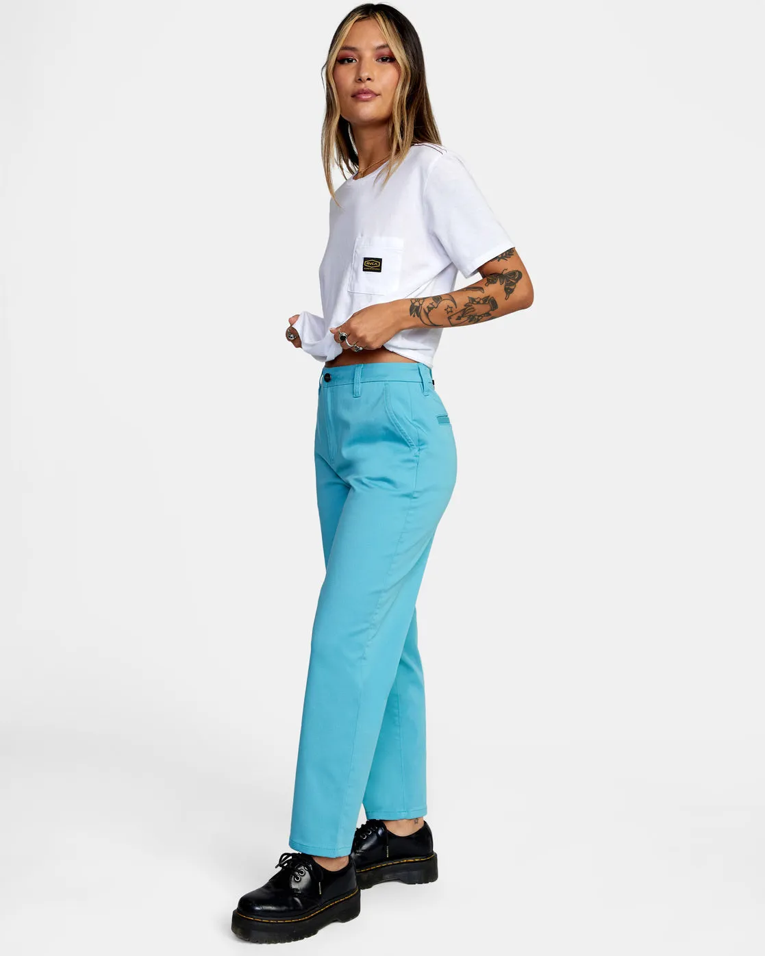 Week-End Stretch Chino Pants - Blue Crest