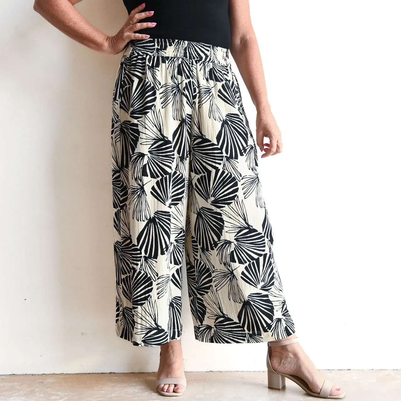 Wide-Leg Summer Pant by Orientique Australia - Papagayo - 76048