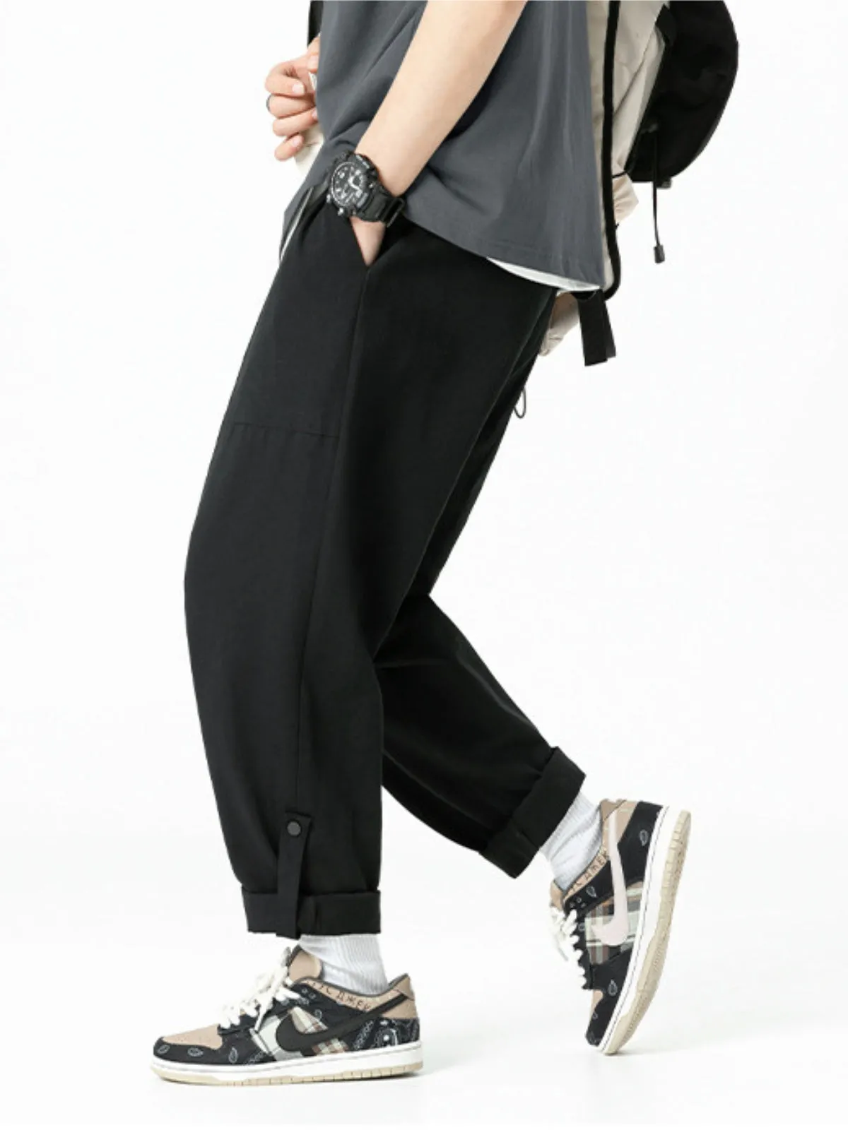 WLS Retro Japanese Straight-Leg Sweatpants