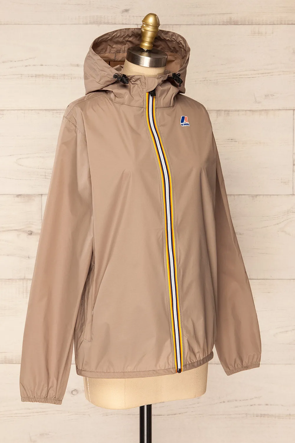 Zamora Taupe | Packable Rain Jacket