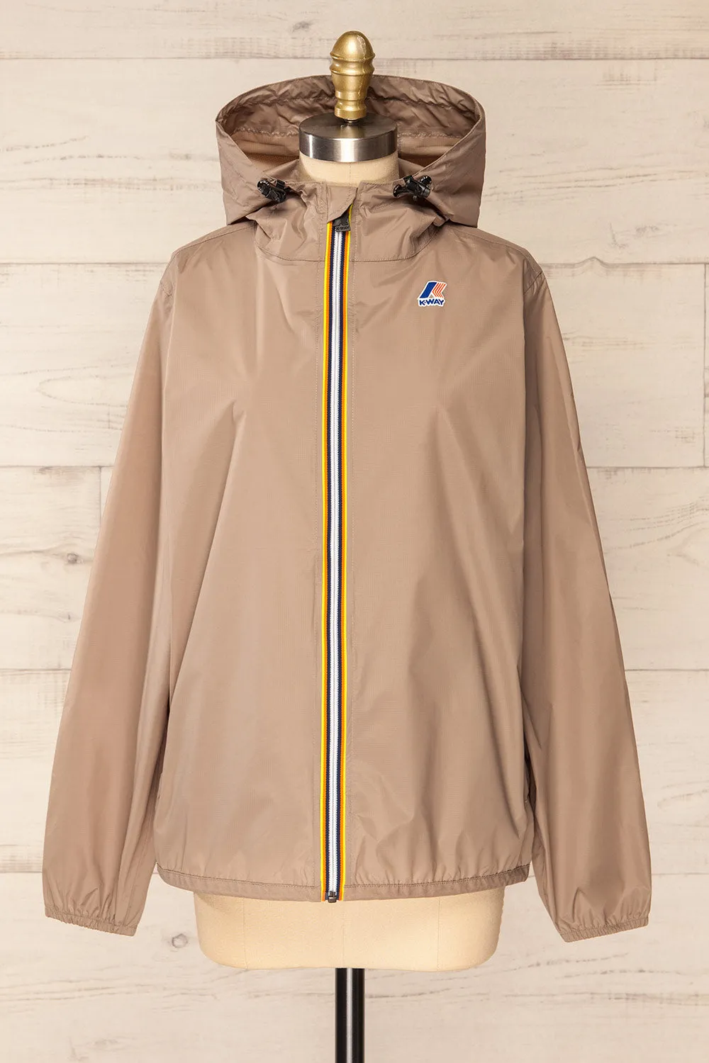 Zamora Taupe | Packable Rain Jacket