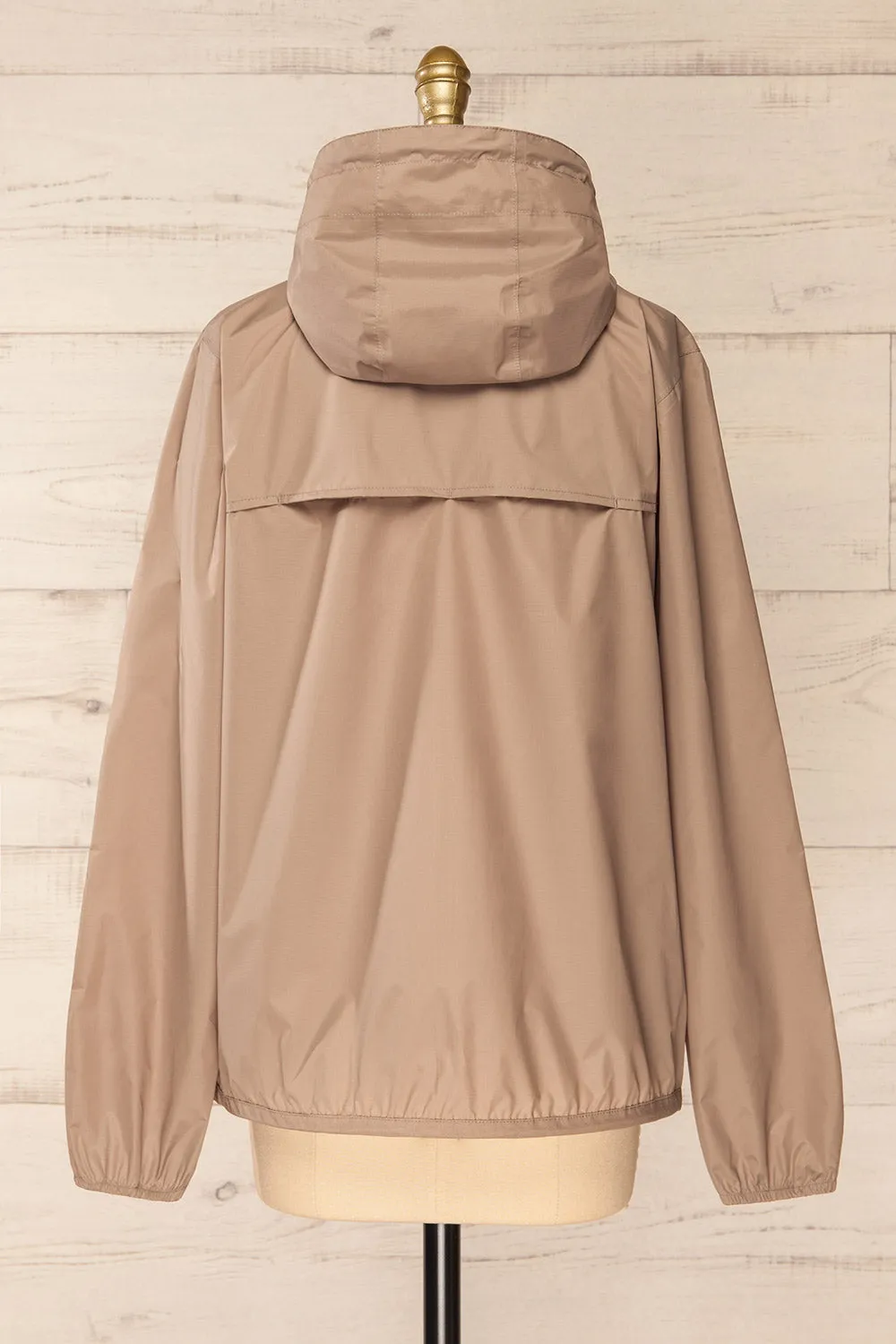 Zamora Taupe | Packable Rain Jacket