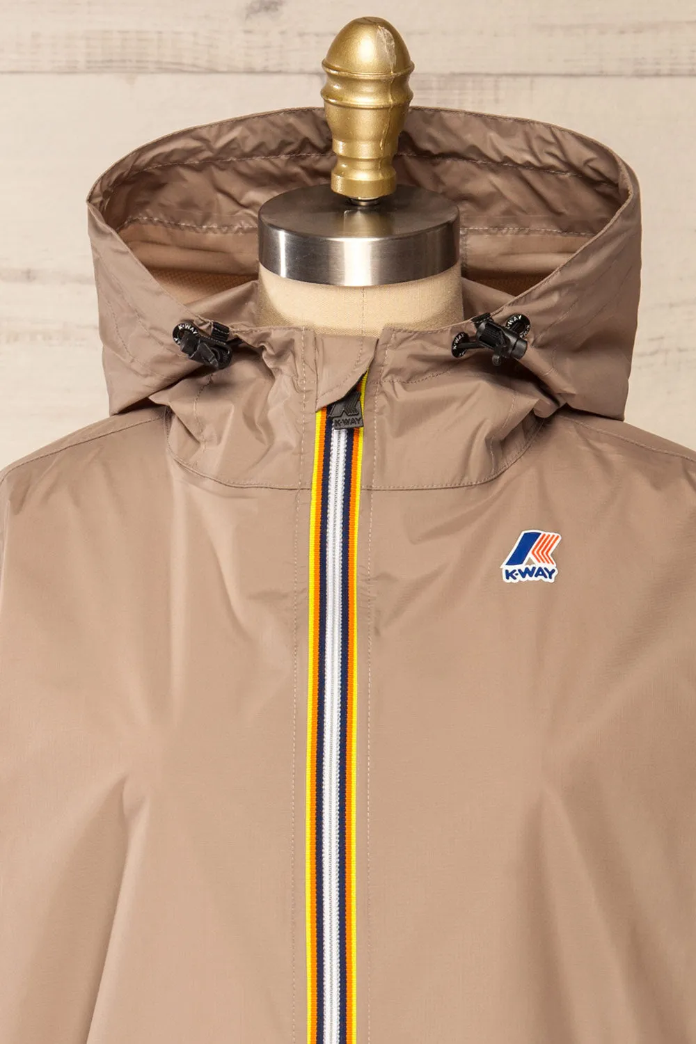 Zamora Taupe | Packable Rain Jacket