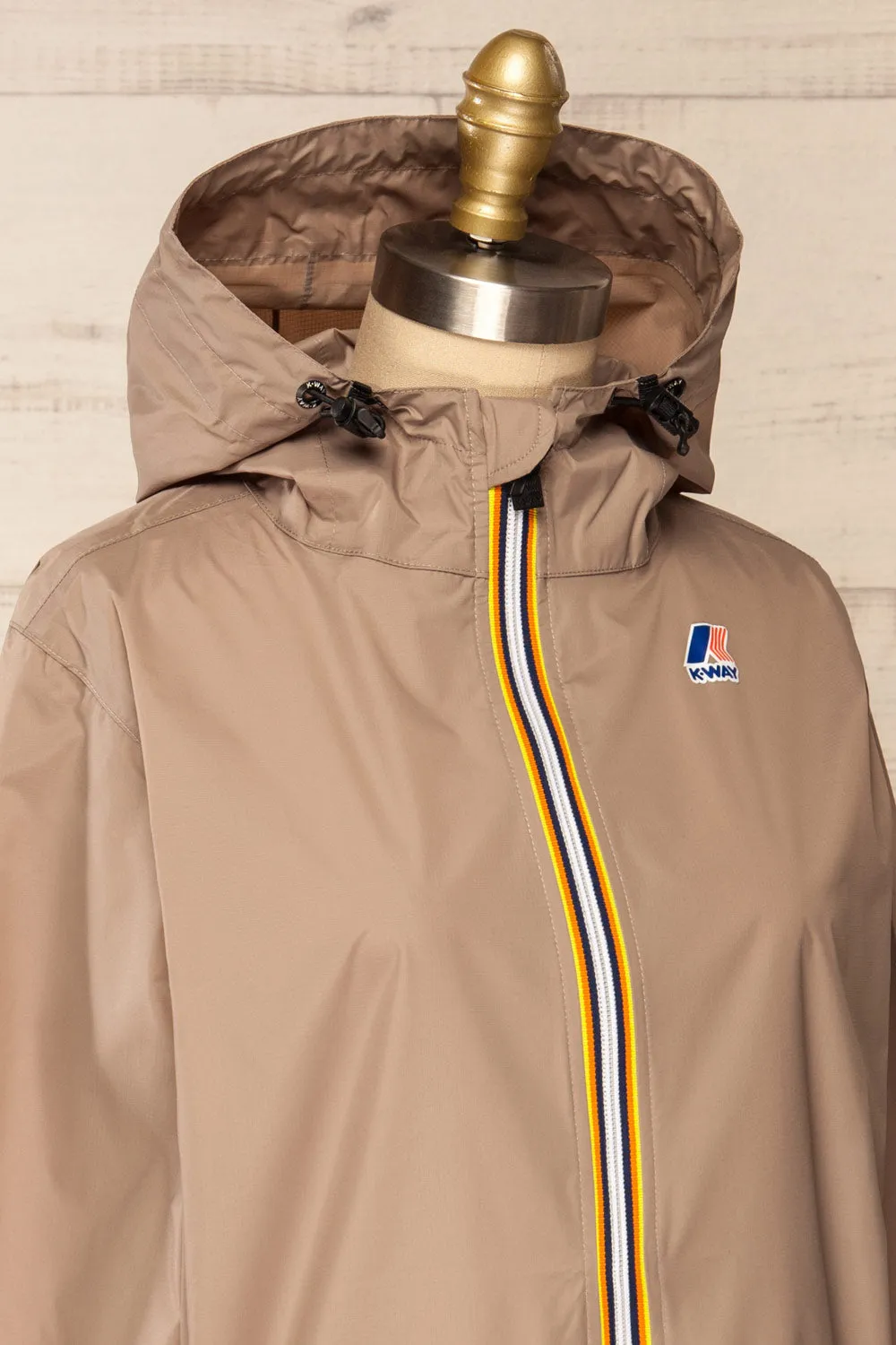 Zamora Taupe | Packable Rain Jacket